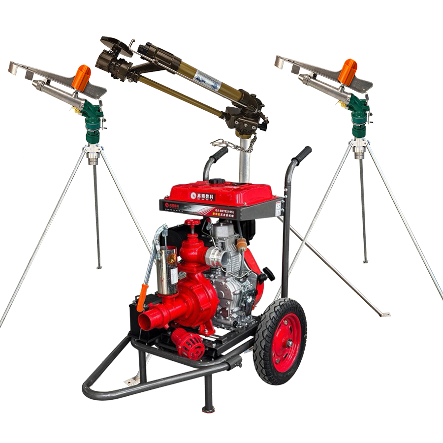 江苏一体式灌溉机组 全套喷枪水带配齐 抗旱浇地神器